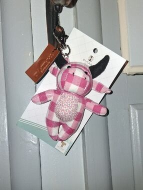 Busaba Cow Plush Keychain/ Bag Accesory